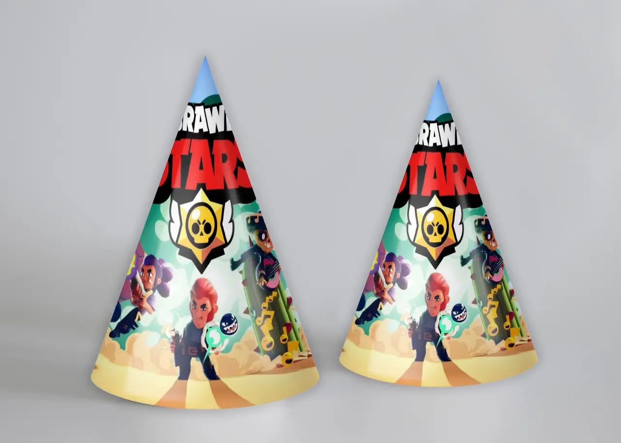Superheroes Party Hat Set, 10 pcs