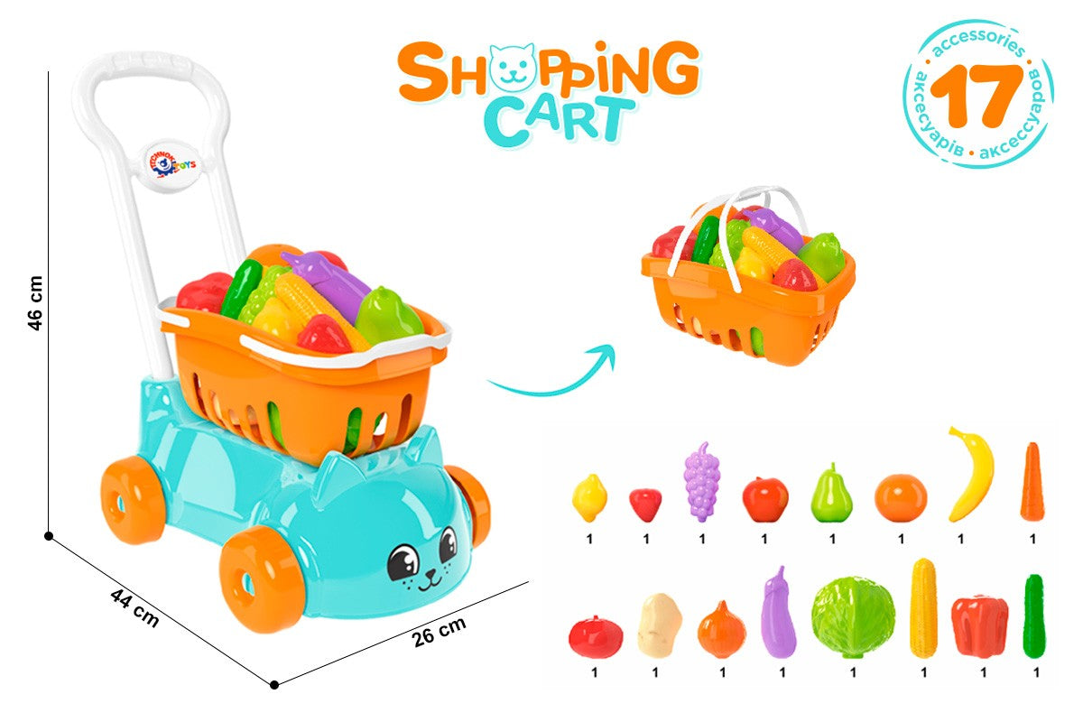 TechnoK 7570 Toy Supermarket Cart - Image 3
