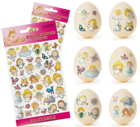 Easters Easter Pattern Stickers, Assorted