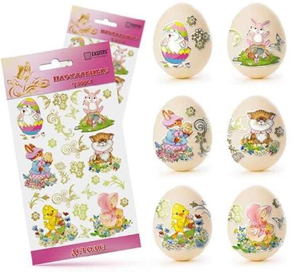 Easters Easter Pattern Stickers, Assorted - Image 2