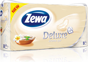 Zewa Deluxe Aroma Spa 3-Ply Toilet Paper, 8 Rolls