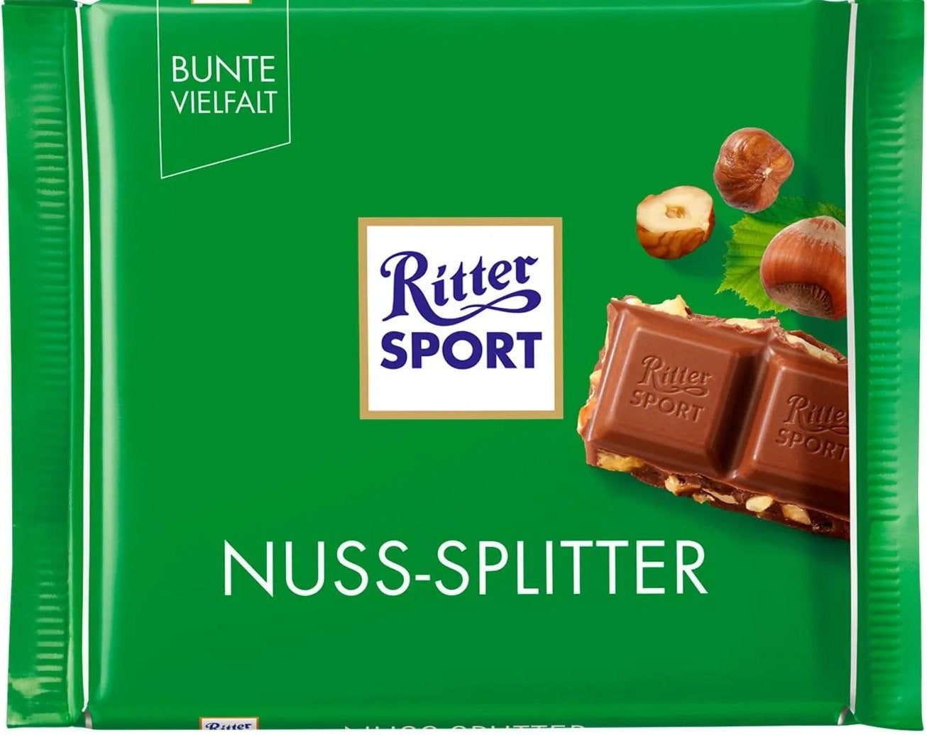 Ritter Sport Nut Pieces Chocolate, 100 g