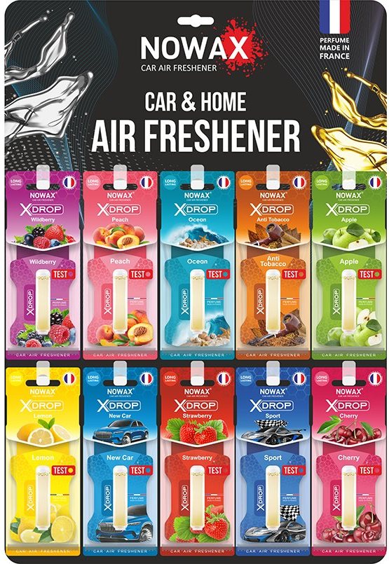 Nowax X Drop Assorted Car Air Freshener, 5 mL