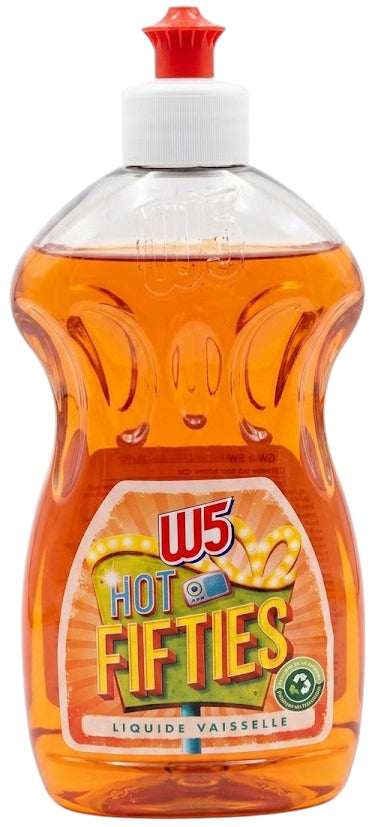 W5 Hot Fifties Dishwashing Liquid, 500 mL