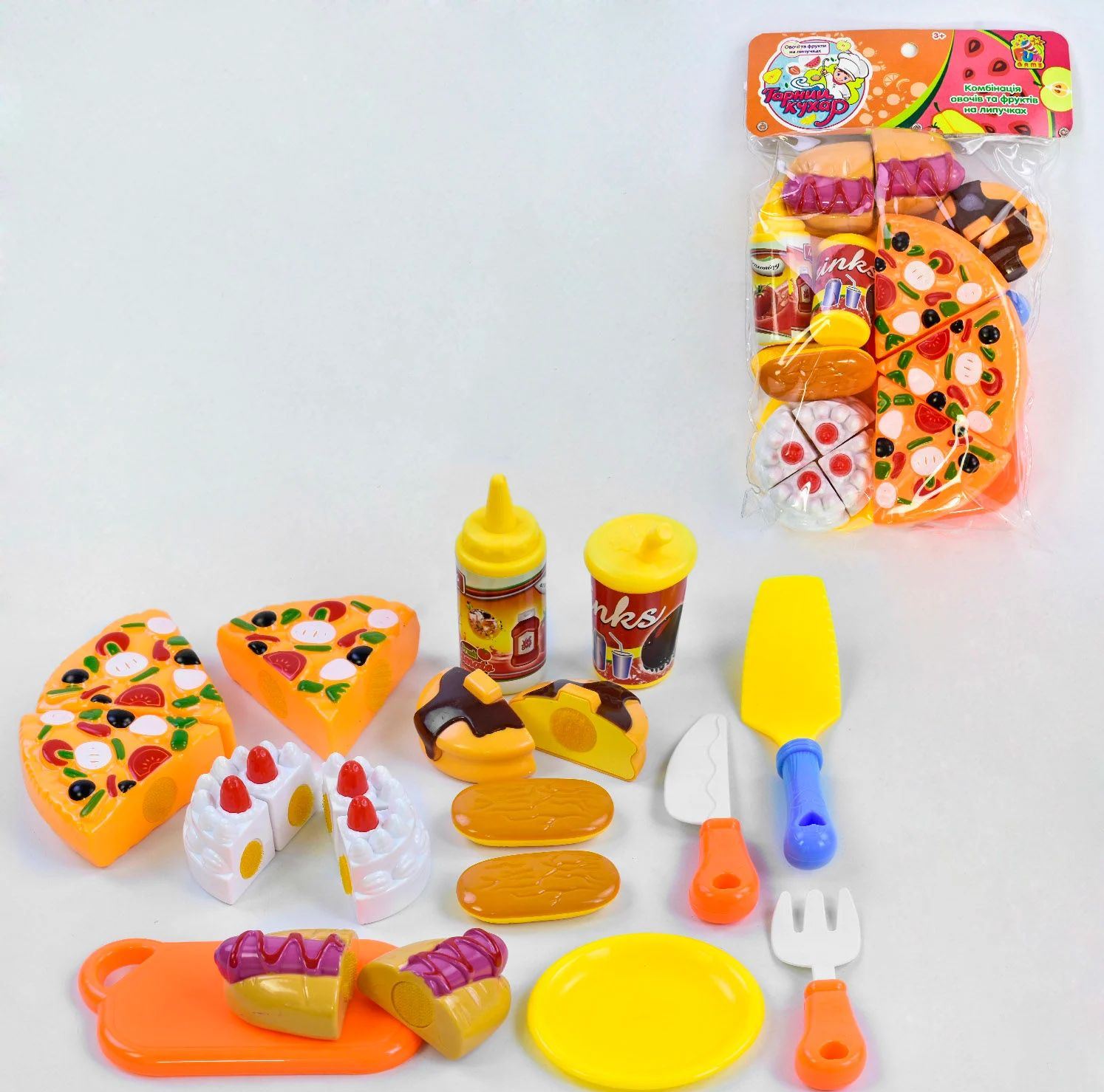 4 Fun Game Club Good Cook 1029 Hook-and-Loop Food Game