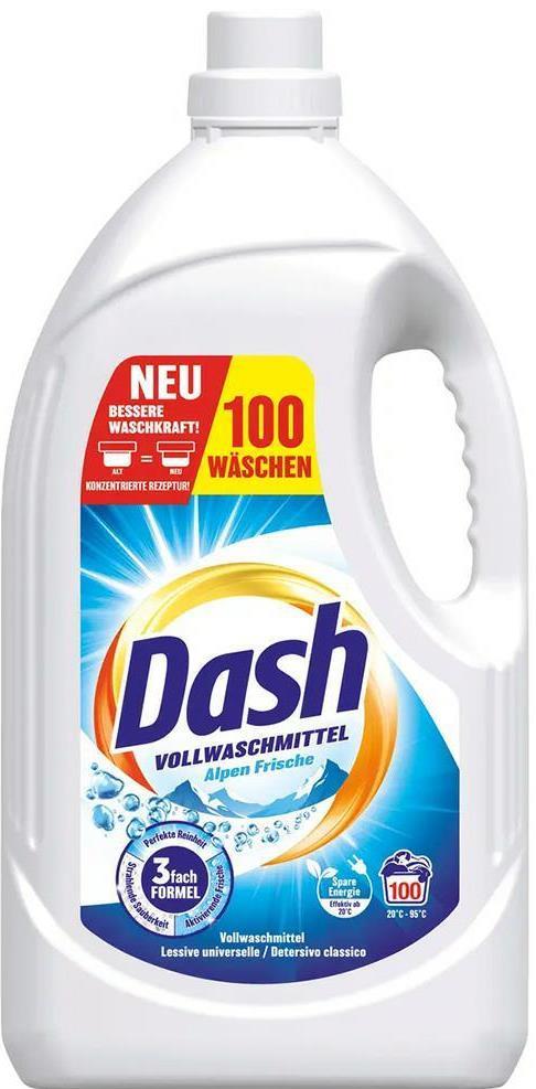 Dash Alpine Fresh Universal Laundry Gel, 100 Loads, 4.5 L