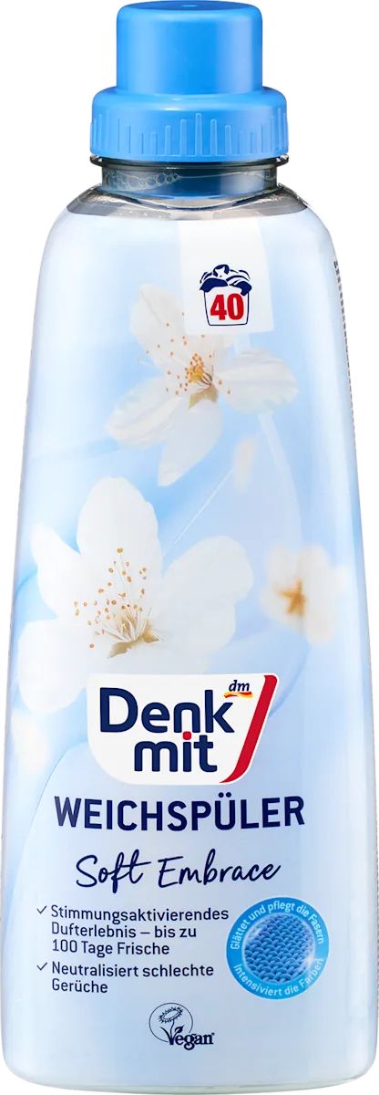 Denkmit Soft Embrace Fabric Softener, 1 L