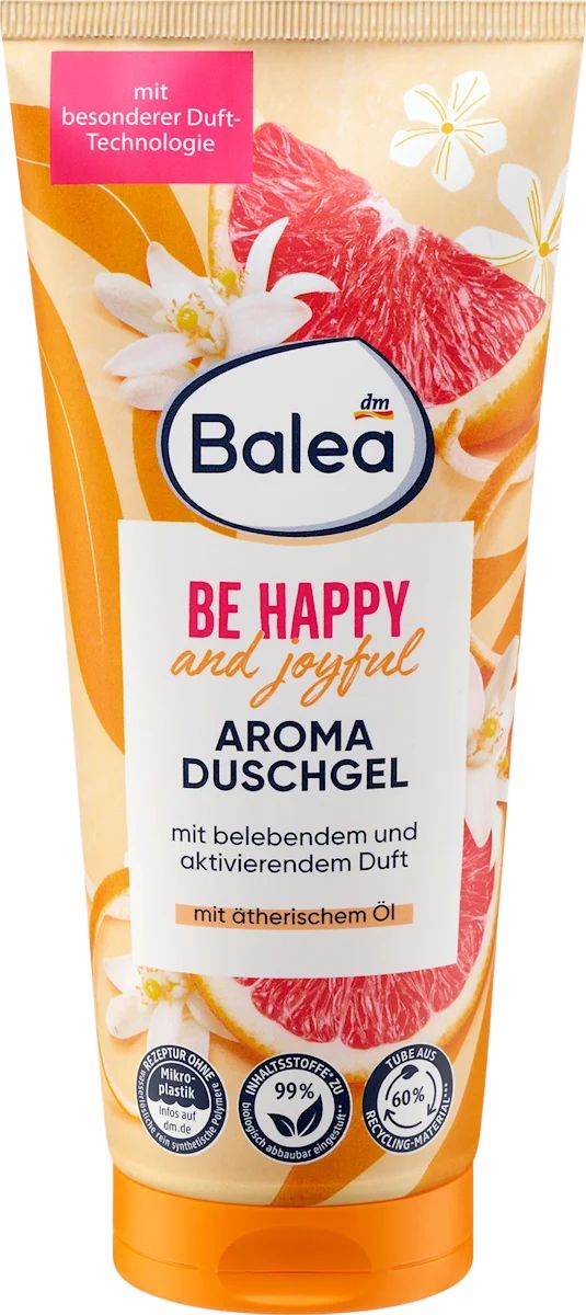 Balea Be Happy and Joyful Shower Gel, 200 mL