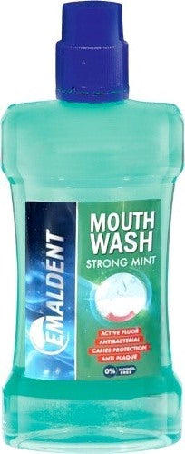 Emaldent Strong Mint Mouthwash, 500 mL