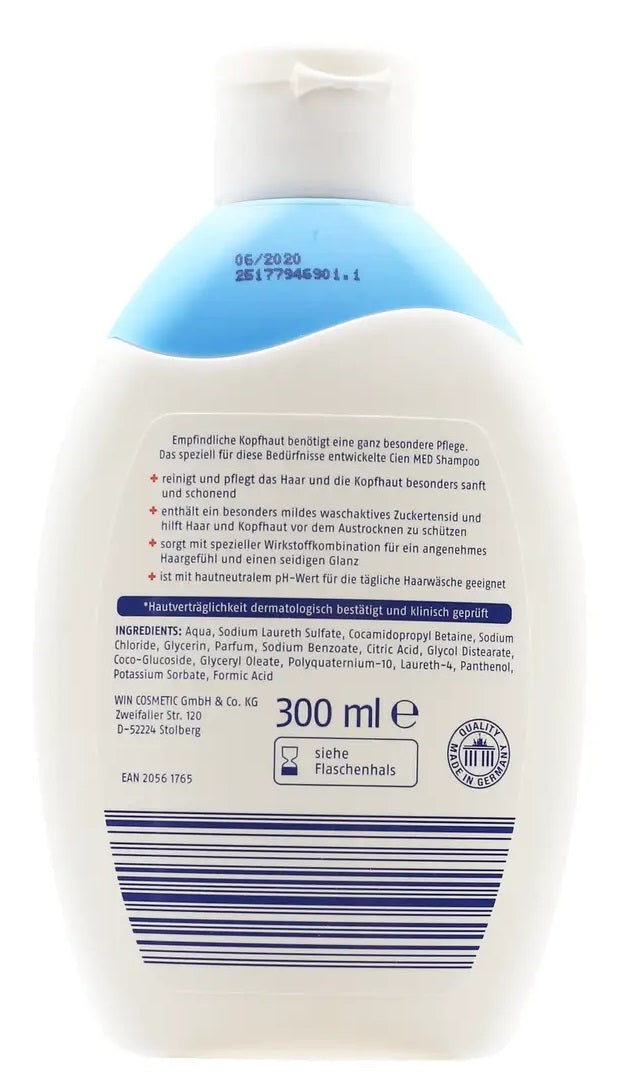 Cien Med Sensitive Shampoo, 300 mL - Image 2