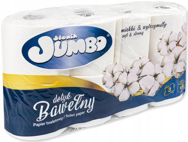 Slonik Jumbo 3-Ply Toilet Paper, 8 Rolls - Image 2