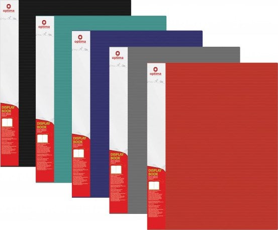 Optima A4 Display Book, 20 Pockets