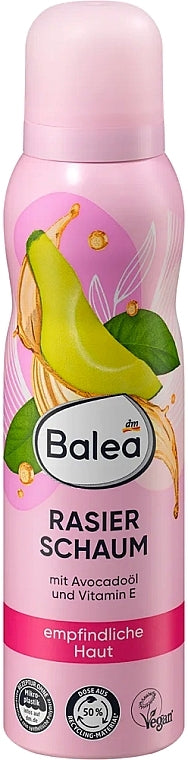 Balea Avocado Oil & Vitamin E Women's Shaving Foam, 150 mL