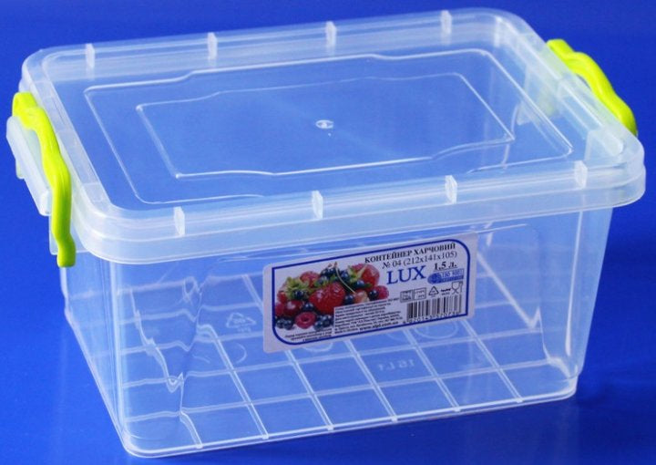 Al-Plastik LUX No. 4 Food Container, 1.5 L - Image 3