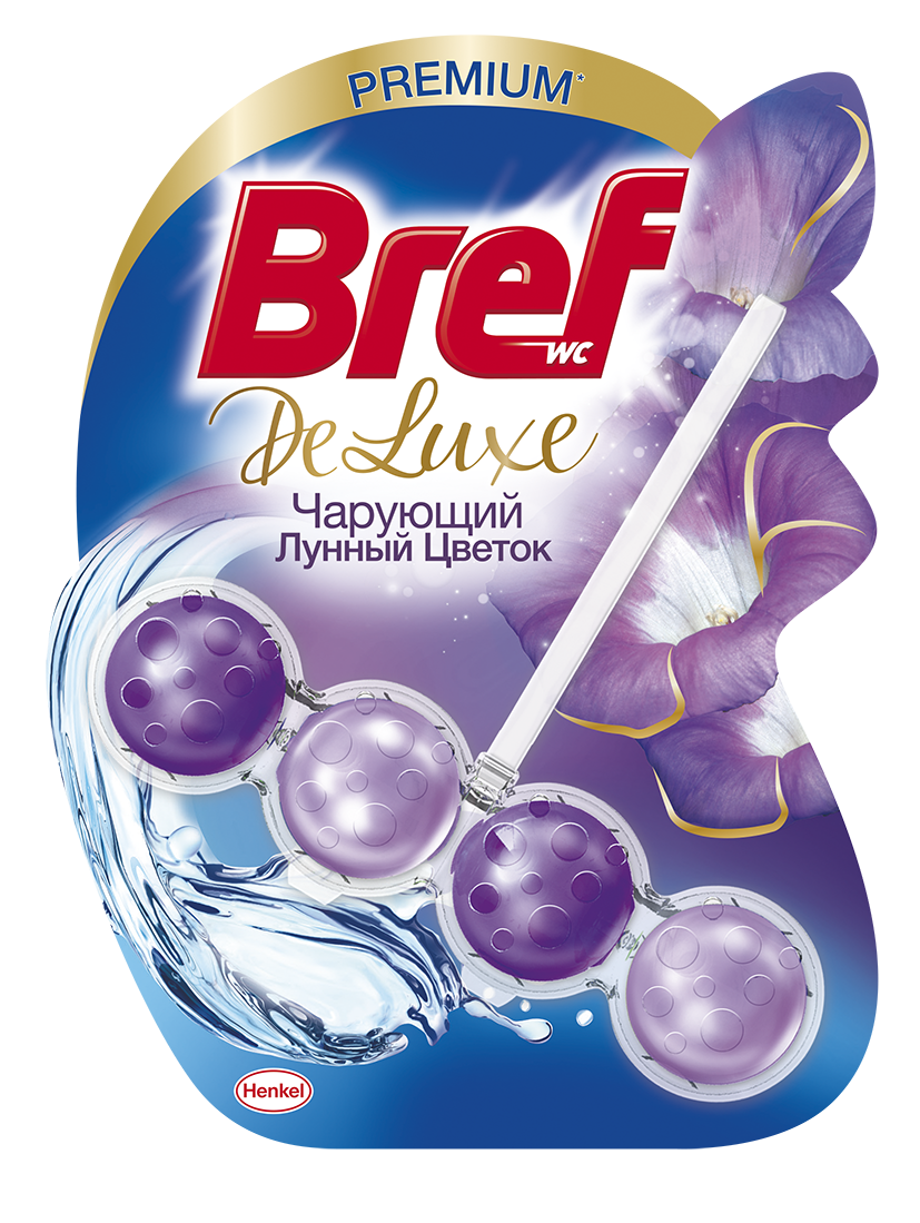 Toilet rim block Bref Active 4-in-1 Magic Moonflower 50 g