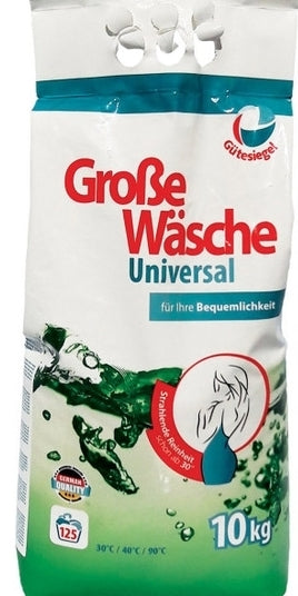 Grosse Wasche Universal Laundry Detergent Powder, 10 kg