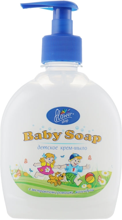 Flower Shop with Chamomile & Calendula Kids Liquid Cream Soap, 300 mL