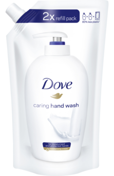 Dove Beauty Care Refill Pouch Liquid Cream Soap, 500 mL