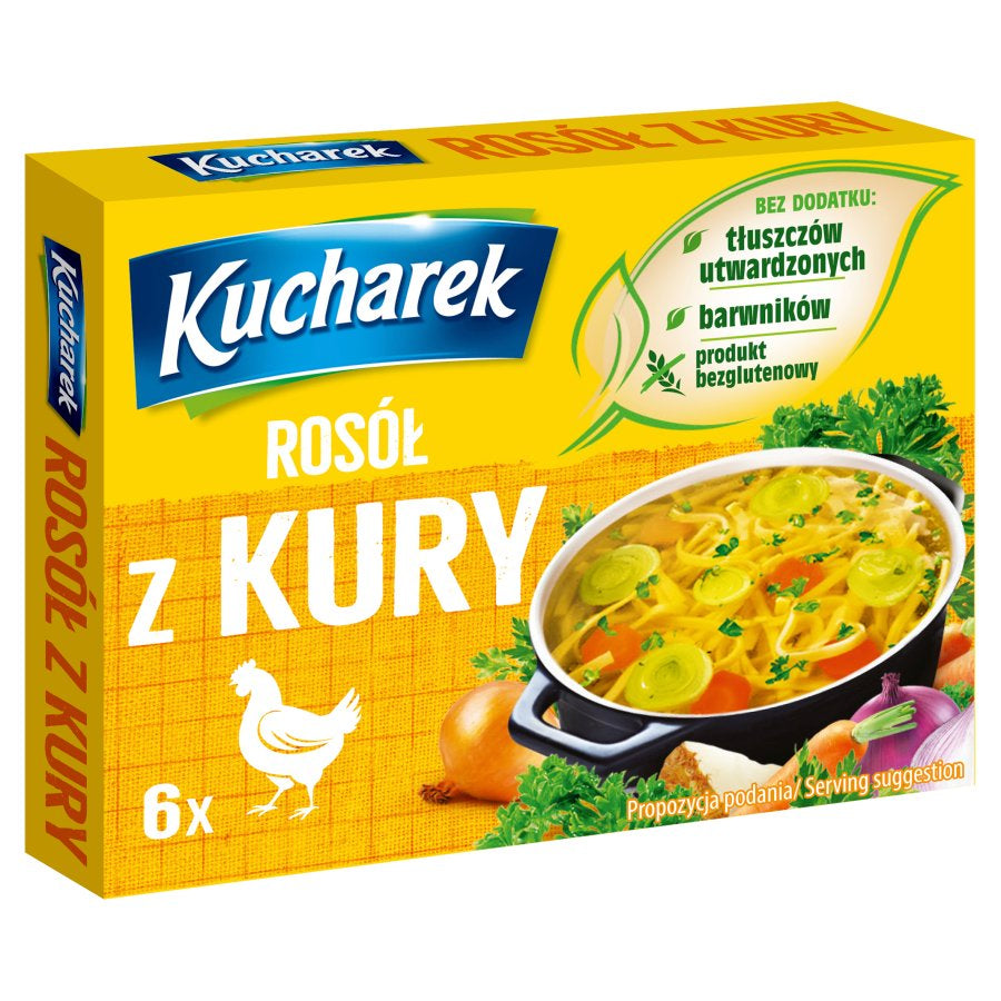 Kucharek Chicken Bouillon Cubes, 6 pcs, 60 g