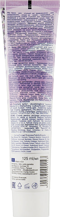 Belle Jardin Foot Cream Cracked Heel Cream with Lavender & Beeswax, 125 mL - Image 2