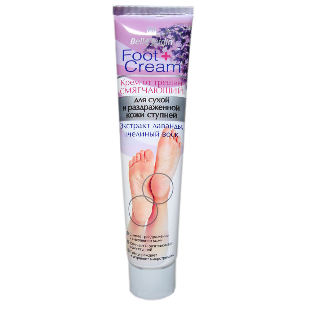 Belle Jardin Foot Cream Cracked Heel Cream with Lavender & Beeswax, 125 mL - Image 3