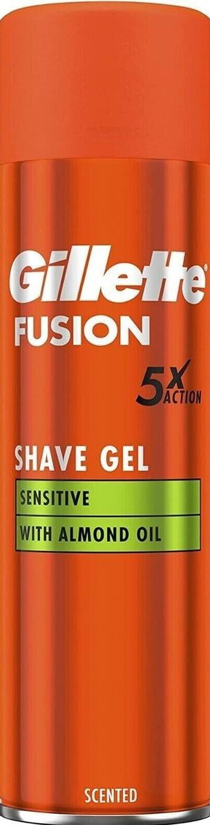 Gillette Fusion 5 Sensitive Shaving Gel, 200 mL