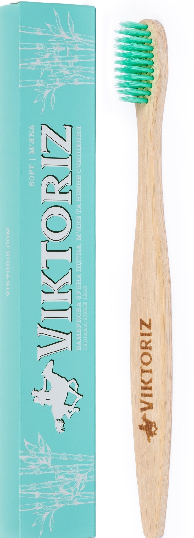 Viktoriz Soft & Gentle Cleaning Bamboo Toothbrush