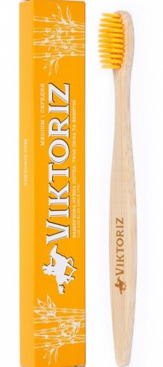 Viktoriz Your Strength & Energy Bamboo Toothbrush