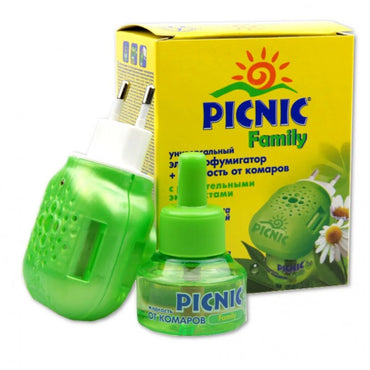 Picnic Family Mosquito Electric Fumigator with Liquid for 45 Nights, 30 mL - Image 2