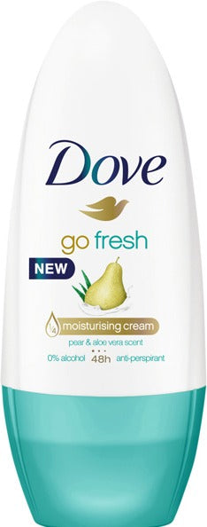 Dove Go Fresh Pear & Aloe Women's Roll-On Antiperspirant, 50 mL