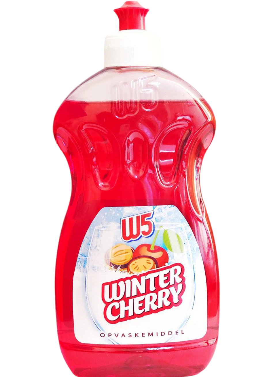 W5 Winter Cherry Dishwashing Liquid, 500 mL