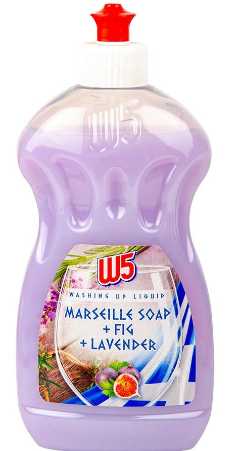 W5 Marseille & Lavender Dishwashing Liquid, 500 mL
