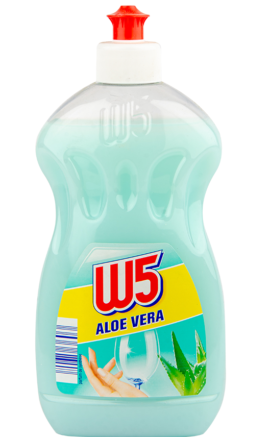 W5 Aloe Vera Dishwashing Liquid, 500 mL