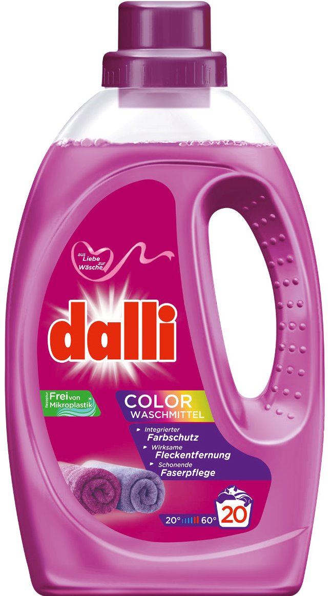 Dalli Color Liquid Laundry Detergent, 1.1 L, 20 loads