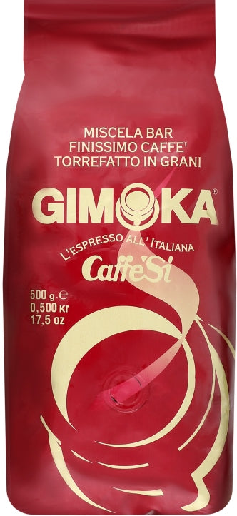 Gimoka Caffe Si Rosso Red Coffee Beans, 500 g