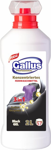Gallus 3-in-1 Black Liquid Laundry Detergent, 2 L, 57 loads