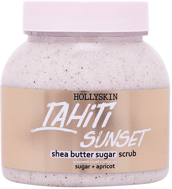 Hollyskin Tahiti Sunset Shea Butter & Perlite Sugar Body Scrub, 300 mL