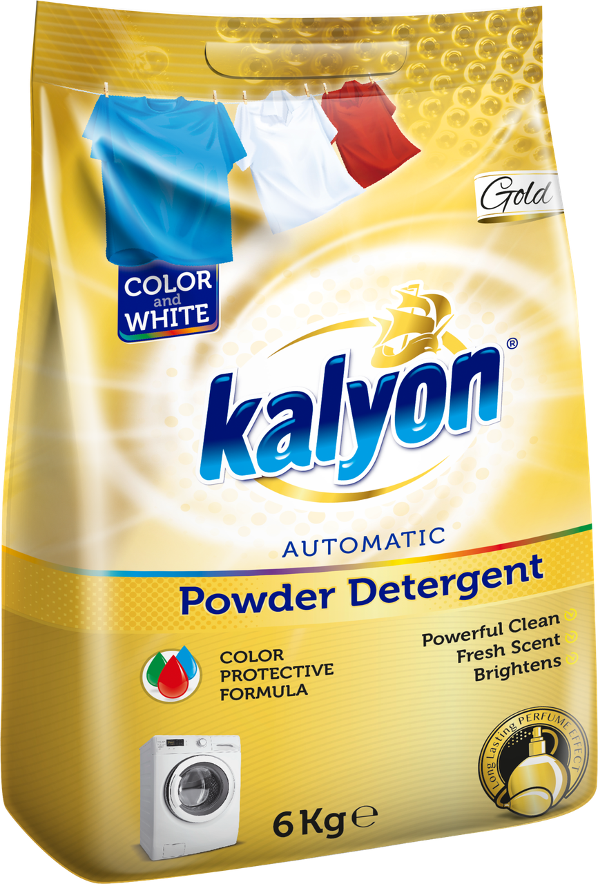 Kalyon Gold Laundry Detergent Powder, 60 Loads, 6 kg