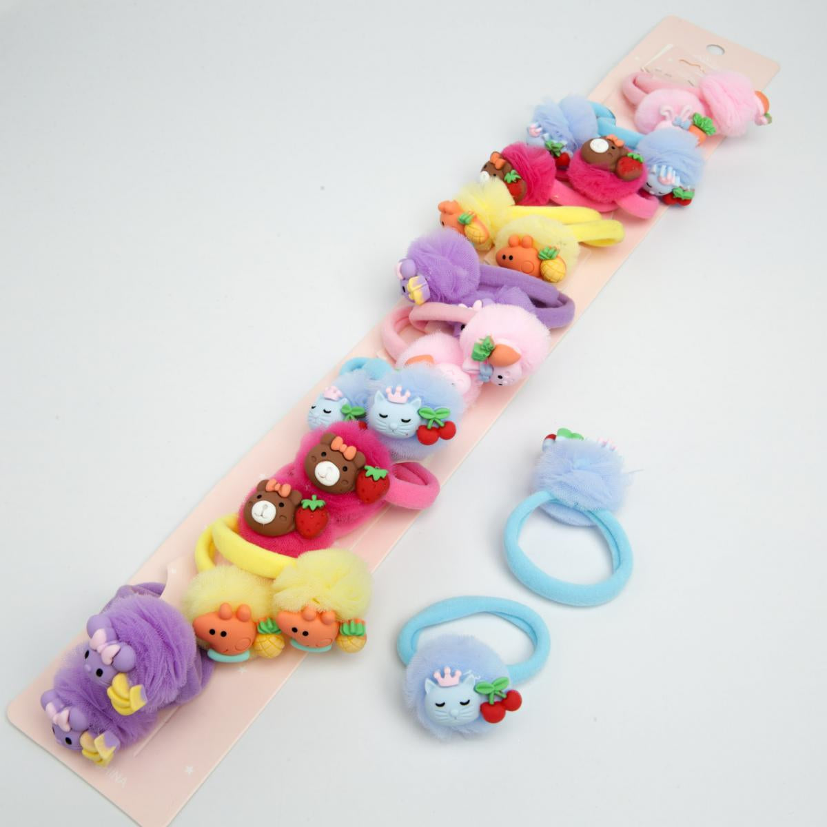 6-0181 Kids' Hair Tie, 3.2 cm Diameter (Price per 1 pc)