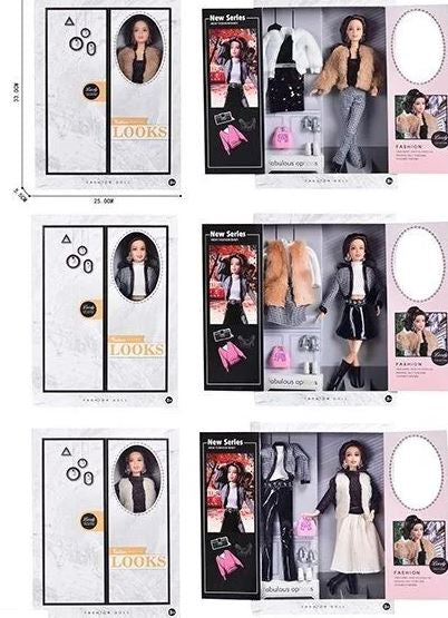 Fashion Beautiful Looks 2280 Doll, Assorted Designs