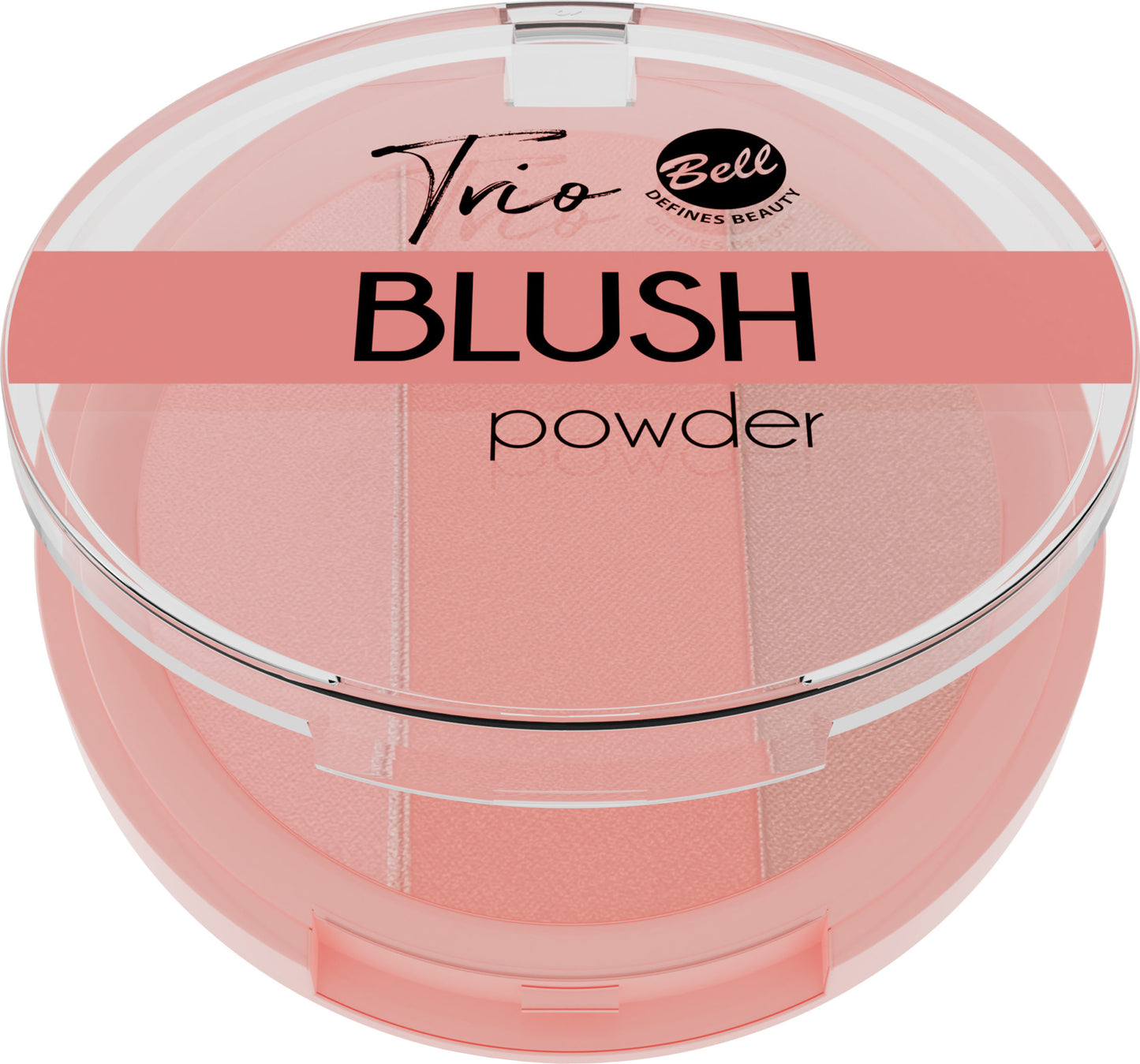 Bell Trio Blush Powder 01 Triple Face Blush, 9 g