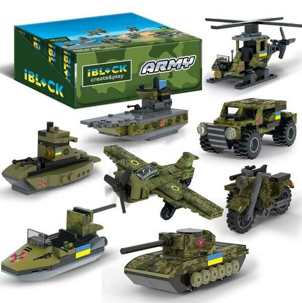 Iblock PL-921-424 Army Building Set, Assorted