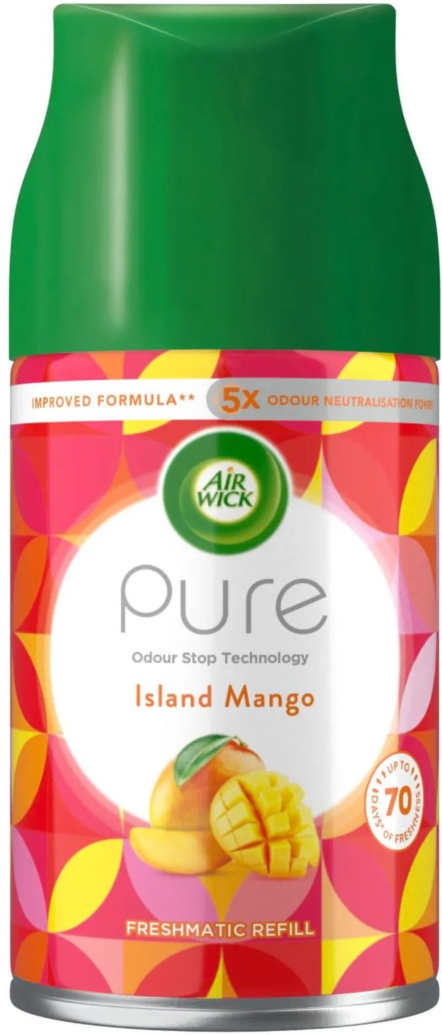Air Wick Pure Island Mango Air Freshener Refill, 250 mL