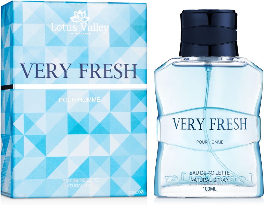 Lotus Valley Very Fresh Men's Eau de Toilette, 100 mL
