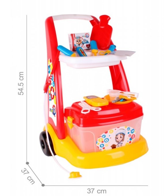 Technok 6504 Little Doctor Medical Tool Cart - Image 2