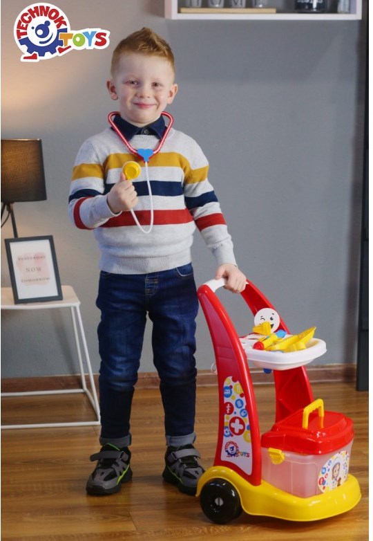 Technok 6504 Little Doctor Medical Tool Cart - Image 4