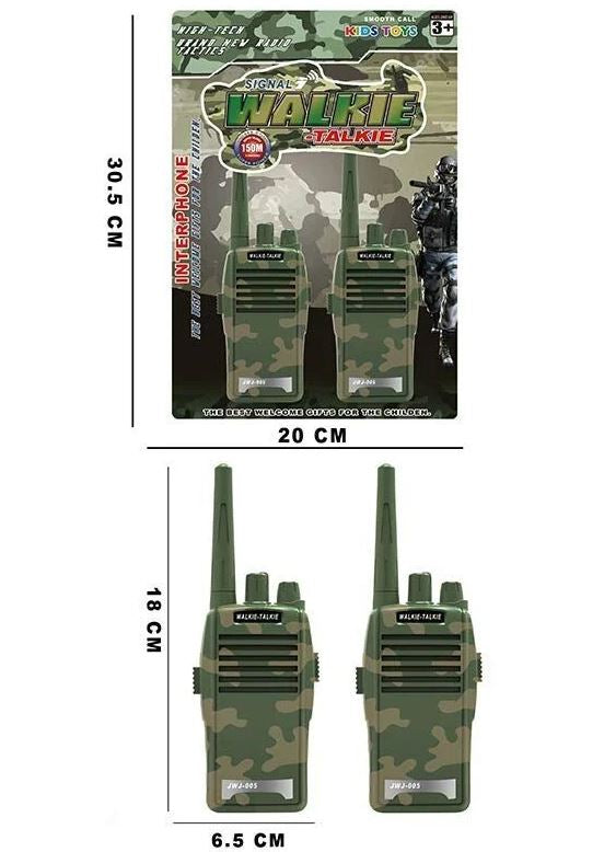 Kids Toys JWJ 005 A Battery-Powered Walkie-Talkies, 2 pcs