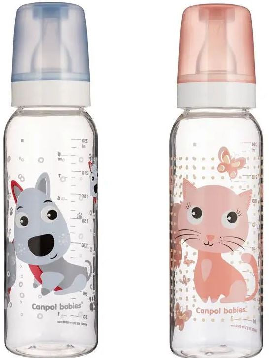 Canpol Babies 11/841 BPA-Free Tritan Baby Bottle, 250 mL