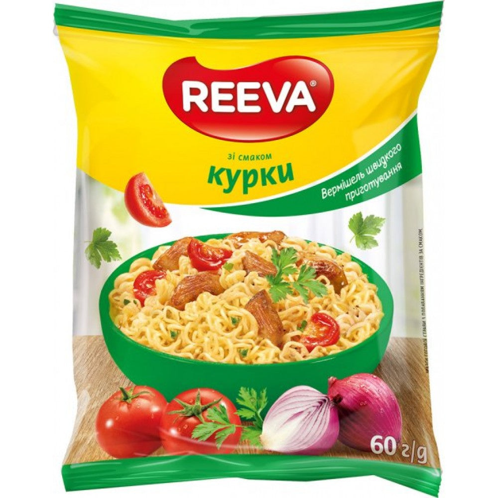 Reeva Chicken Instant Noodles, 60 g