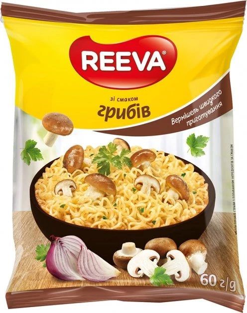 Reeva Mushroom Instant Noodles, 60 g